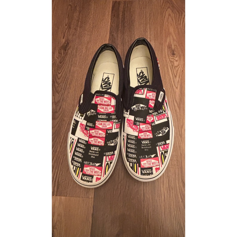 Vans Classic Slip-On 'Label Mix' Shoes Mens 7/Womens 8.5